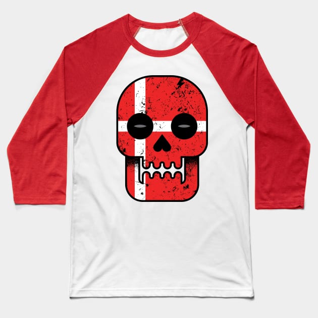 Denmark Till I Die Baseball T-Shirt by quilimo